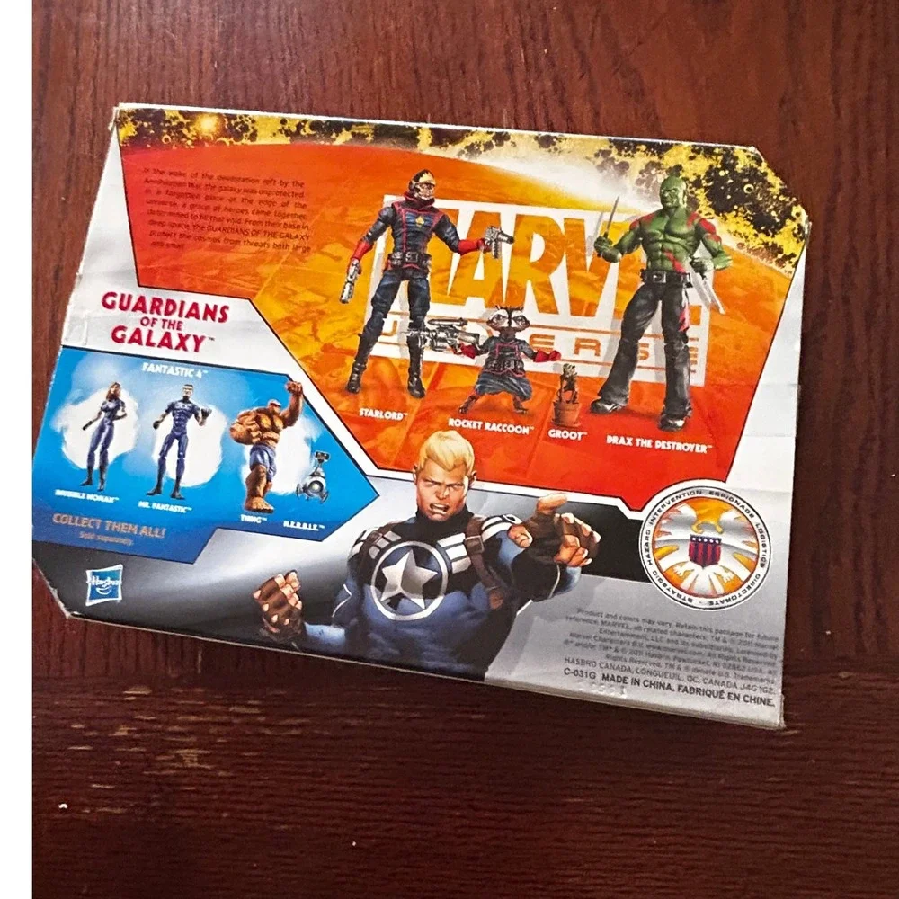 Marvel Universe Guardians of the Galaxy Hasbro Star-Lord Rocket Drax Groot 2011